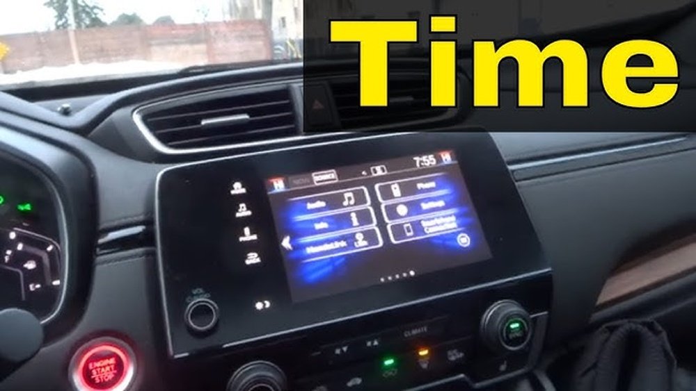 How to Set Clock Honda Crv 2017?