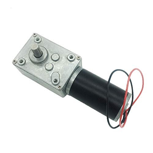 BRINGSMART 12V 12rpm DC Worm Gear Motor High Torque...