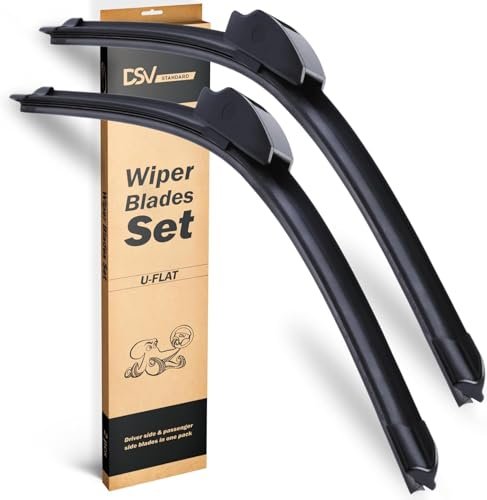 OEM Quality Windshield Wiper Blades, 18” and 18” Universal...