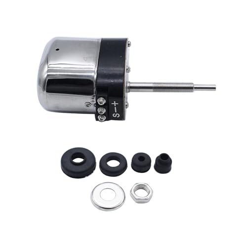 Universal Street Hot Rod Stainless Windshield Wiper Motor.