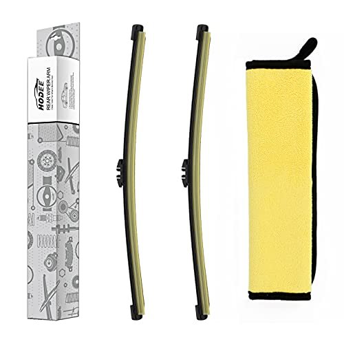 HODEE 9 inch (Pack of 2) Rear Wiper Blade for