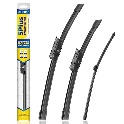 5 PLUS® Silicone Windshield Wipers Replacement for...