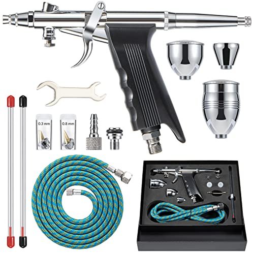 Airbrush Kit, Air Brush Painting Set, Double Action Trigger...