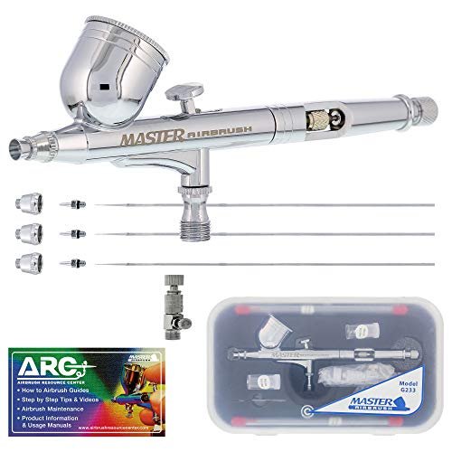 Master Airbrush G233 Performance Pro Airbrush Kit Dual...