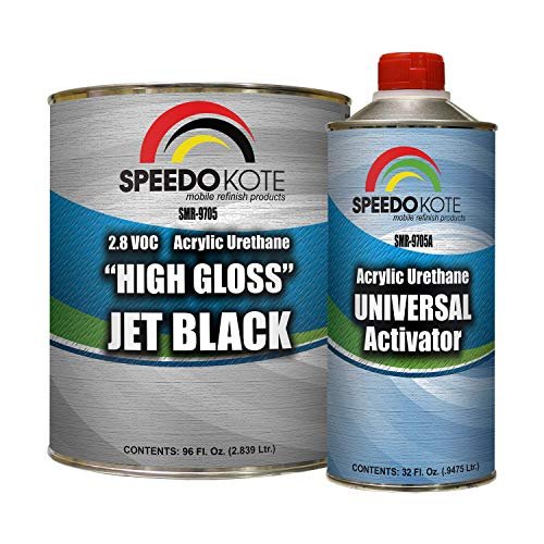 Speedokote High Gloss Jet Black 2K Acrylic Urethane...