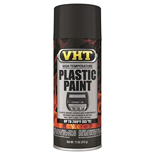 VHT High Temperature Plastic Paint - Matte Black Automotive...