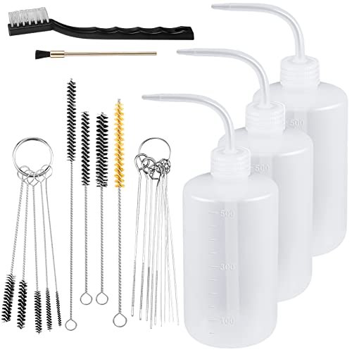 Roshtia 24 Pieces Spray Gun Cleaning Kit with Bottles and