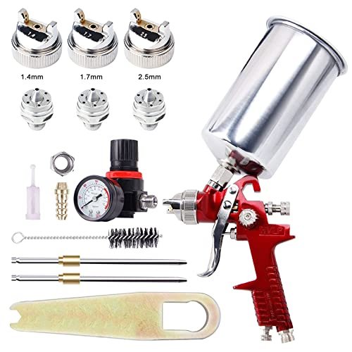 BANG4BUCK High Performance HVLP Gravity Feed Spray Gun Kit