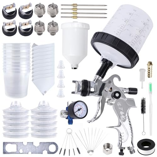 Liliantus HVLP Paint Spray Gun with 1.4/1.7/2.0/2.5mm...