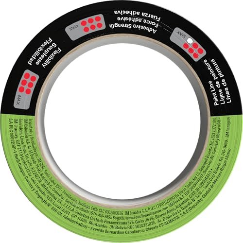 3M Automotive Refinish Masking Tape, 06654, 36 mm x 55