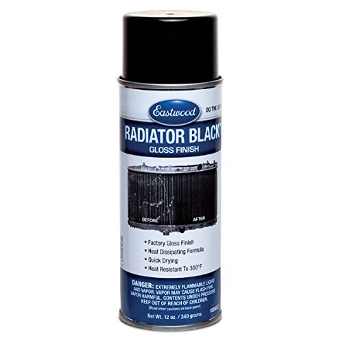 Eastwood High Heat Radiator Paint | Gloss Black Spray for