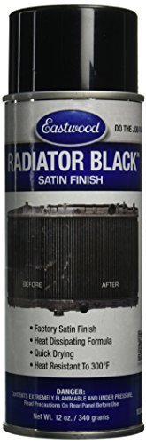 Eastwood High Heat Resistant Radiator Paint | Satin Black...