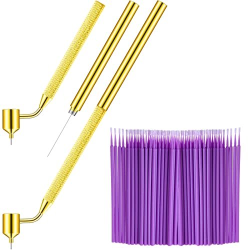 Tondiamo 100 Pack 0.5 mm Touch up Paint Brushes