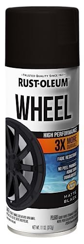 Rust-Oleum 366438 High Performance Wheel Spray Paint, Matte...