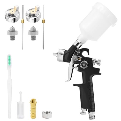 KCNKCN Mini HVLP Air Spray Gun Kit, Automotive Detail Spot