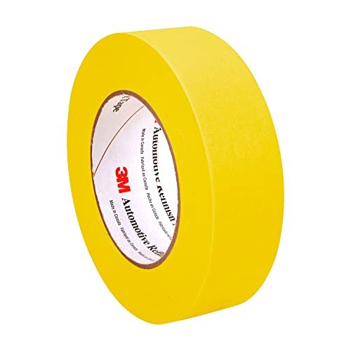 3M Automotive Refinish Masking Tape 388N, 06654, Yellow...