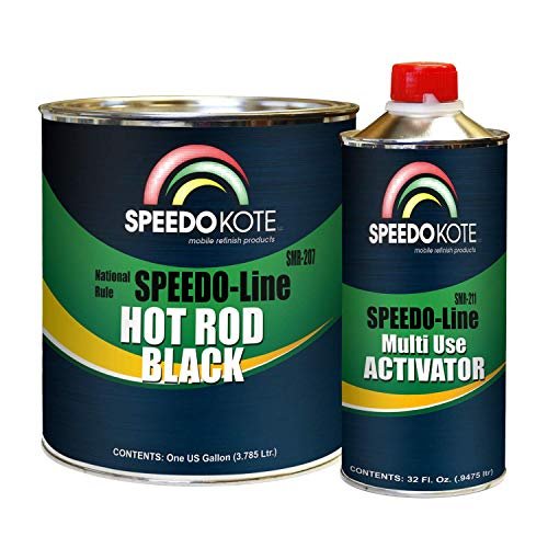 Speedokote SMR-207/211 - Hot Rod Black Paint, Black Satin 2K