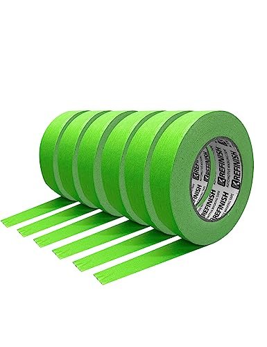 KREFINISH Painters Tape for Car - Green Automotive Masking...