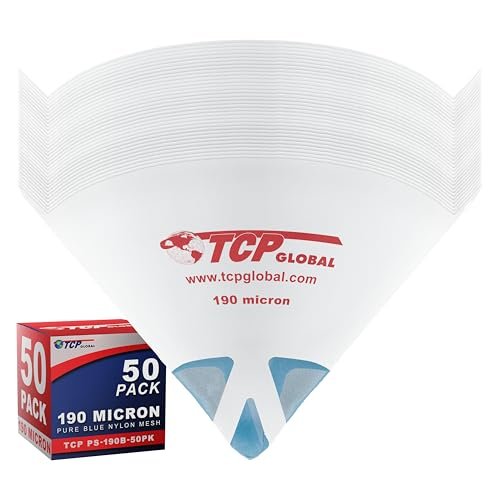 TCP Global - 190 Micron Filter Tips Paint Strainers