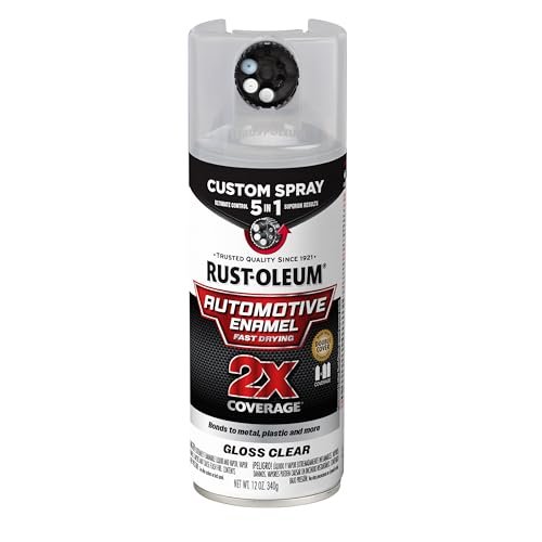 Rust-Oleum 2X Automotive Enamel Custom Spray 5-in-1 Gloss...