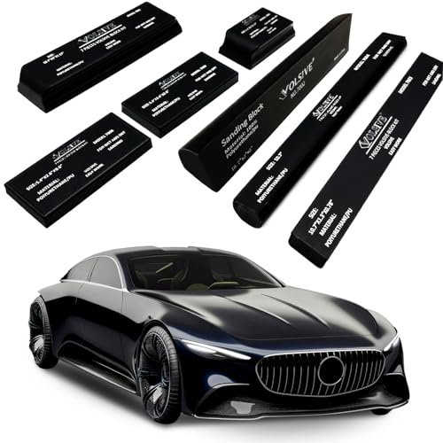 Hand Sanding Block Set of 7,PSA Base Auto Body Kit.