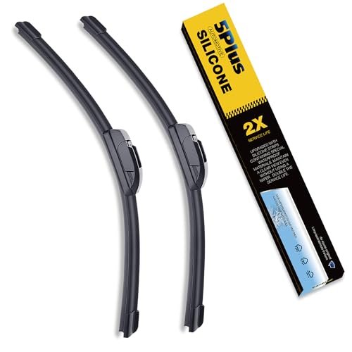 5 PLUS® Silicone Wiper Blades 20 Inch Ford Replacement Pair