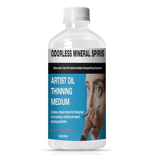 Odorless Paint Thinner for Oil Painting - 3.4oz
