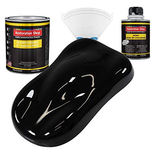 Restoration Shop - Jet Black (Gloss) Acrylic Enamel Auto...
