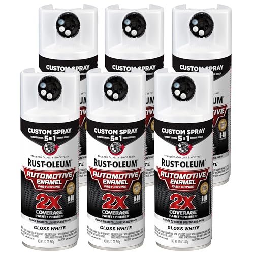 Rust-Oleum 2X Automotive Enamel Custom Spray 5-in-1 Gloss...