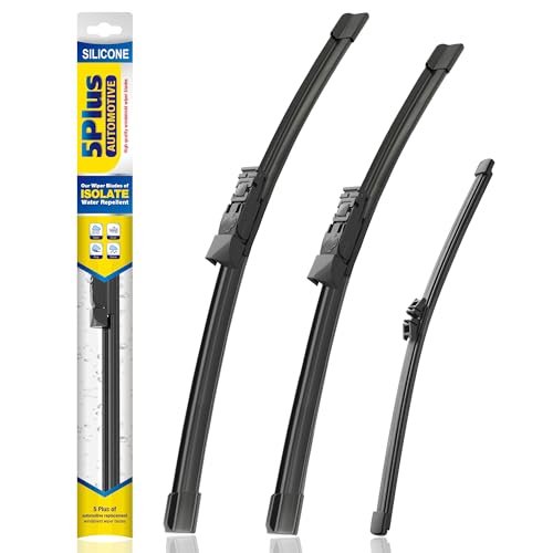 5 PLUS® Silicone Windshield Wipers Replacement for...