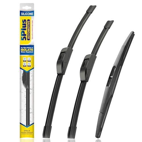 5 PLUS® Silicone Windshield Wipers Replacement for the...