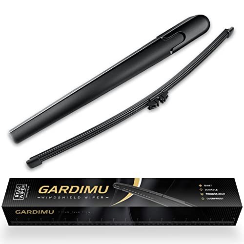 GARDIMU Rear Wiper Blade Assembly, Back Windshield Arm Set...
