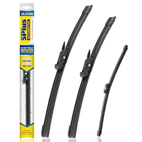5 PLUS® Silicone Windshield Wipers Replacement for...