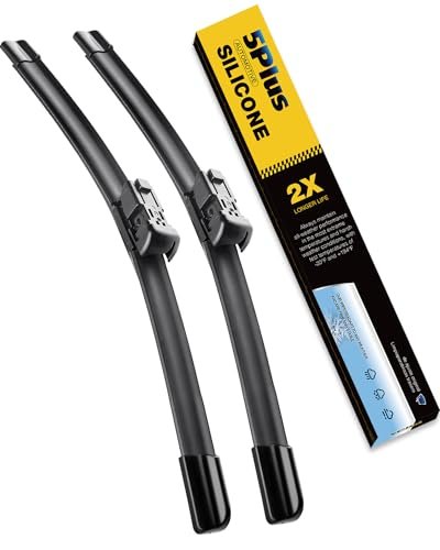 5 PLUS® Silicone Windshield Wiper Blades 22 Inch Water...