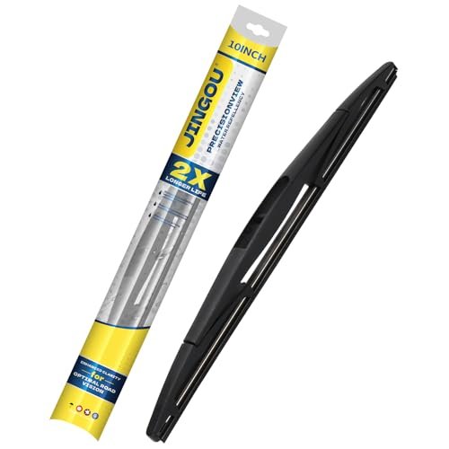 JINGOU 10 Inch Rear Wiper Blade Compatible with Select...