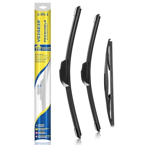 3 Pack Windshield Wiper Blades Compatible With 2016-2022...