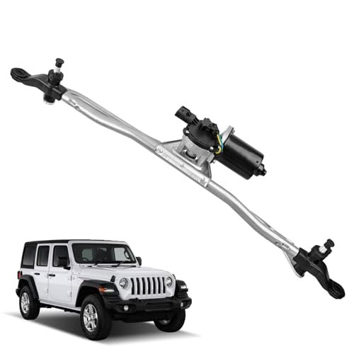 Front Windshield Wiper Motor and Linkage Assembly for Jeep...