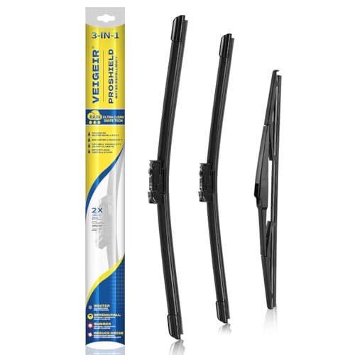 3 Pack Windshield Wiper Blades Compatible With Mazda CX-5...