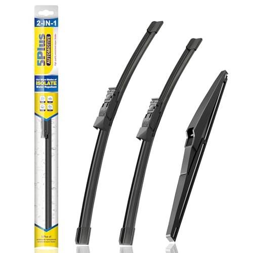 5 PLUS® Windshield Wiper Blades Set Replacement for MAZDA...