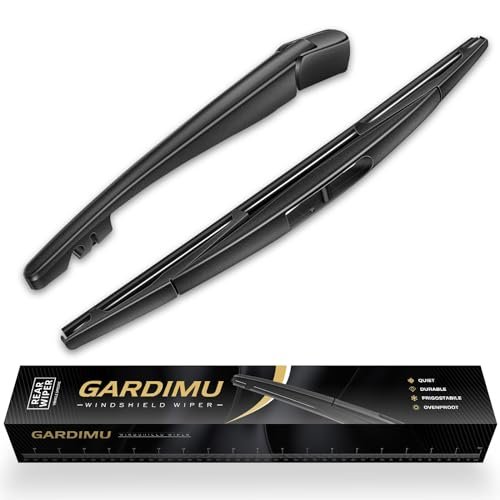 GARDIMU Rear Wiper Blade Assembly, Back Windshield Arm Set...