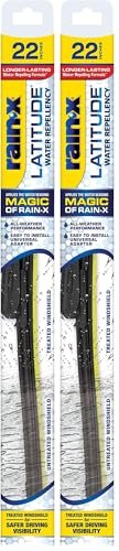 Rain-X Latitude Wiper Blades, 22 Inch, Pack of 2 Repellent.