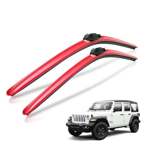 Clix Wipers - Jeep Wrangler & Gladiator Red Wiper Blades