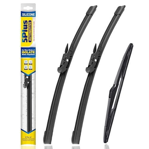 5 PLUS® Silicone Windshield Wipers Replacement for 2012...