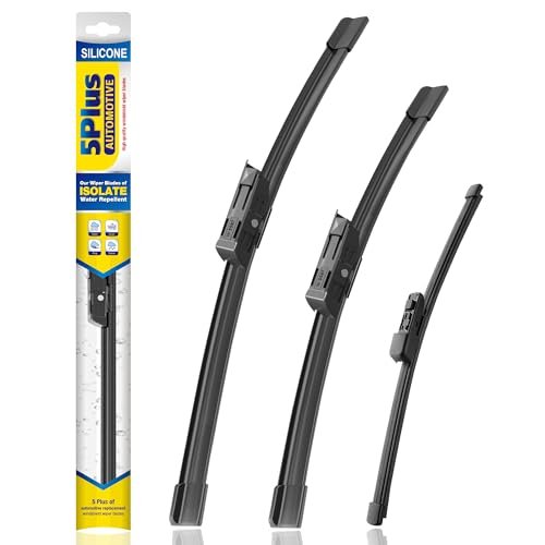 5 PLUS® Silicone Windshield Wipers Replacement for...