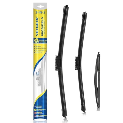 VEIGEIR 3 Pack Windshield Wiper Blades Compatible Subaru...