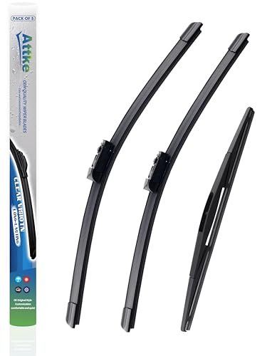 3 Wipers Front Windscreen Wiper Blades 26