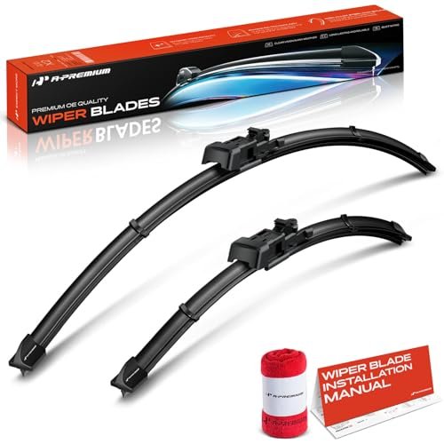 A-Premium Pack of 2 Windshield Wiper Blades for Tesla Model