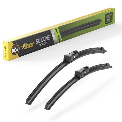 Raidbee® 2 Silicone Windshield Wiper blades Replacement for...