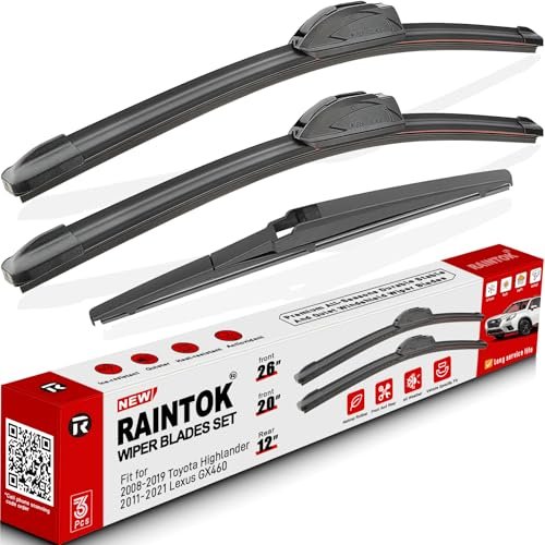 RAINTOK Windshield Wiper Blades Replacement for Toyota...