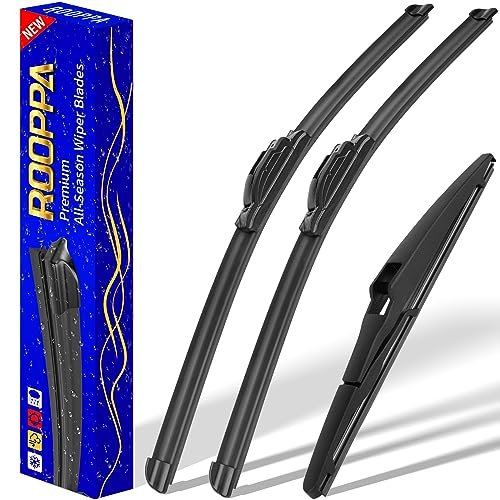 3 wipers Replacement for 2013-2018 Toyota RAV4, Windshield...